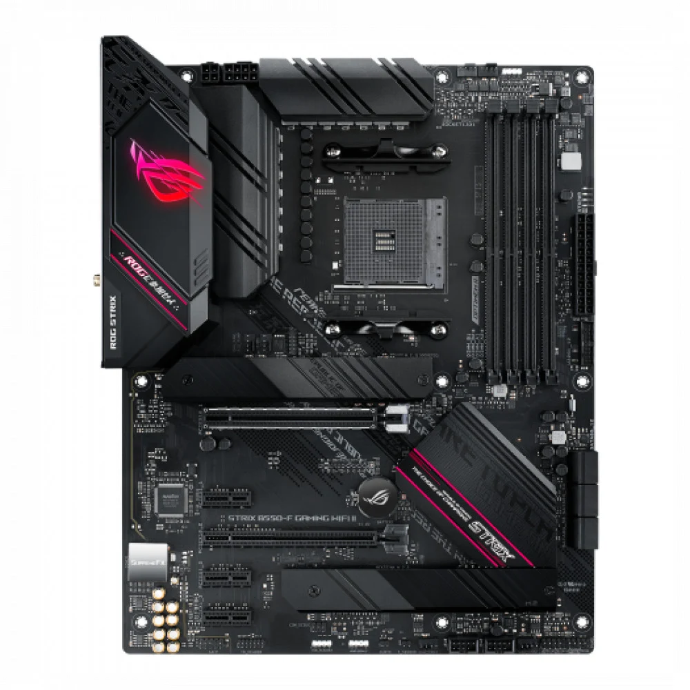 Материнская плата ASUS ROG STRIX B550-F GAMING WIFI II AM4 ATX 4xDDR4 2xPCIEx16 3xPCIEx1 2xM.2 HDMI DP 2.5GLAN WIFI 6E(453314)