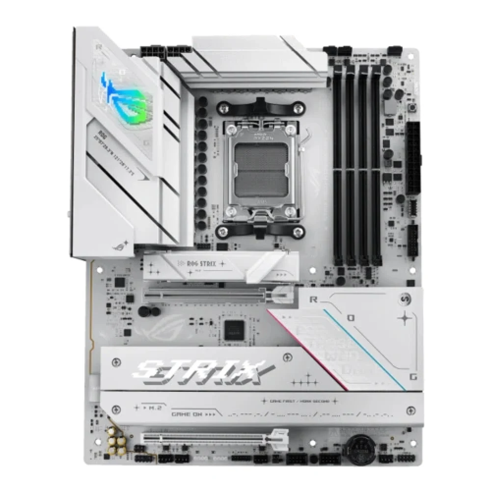 ASUS ROG STRIX B850-A GAMING WIFI (Socket AM5, ATX, 4xDDR5(256GB), DP/HDMI, 1xPCIe 5.0x16/1xPCIe 4.0x16, 1xLAN (2.5GbE), Wi-Fi 7, BT, 2xSATA 6Gb/s, 4xM.2, 2xType-C, 6xUSB 3.2, 2xUSB 2.0)
