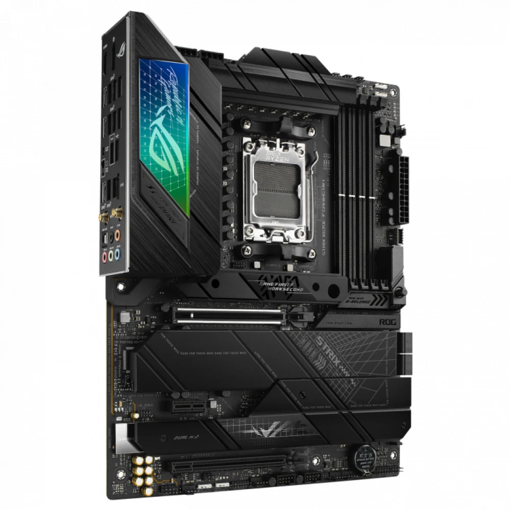 Материнская плата ASUS ROG STRIX X670E-F GAMING WIFI SocketAM5 AMD X670 4xDDR5 ATX AC`97 8ch(7.1) 2.5Gg RAID+HDMI+DP [ROG STRIX X670E-F GAMING WIFI]