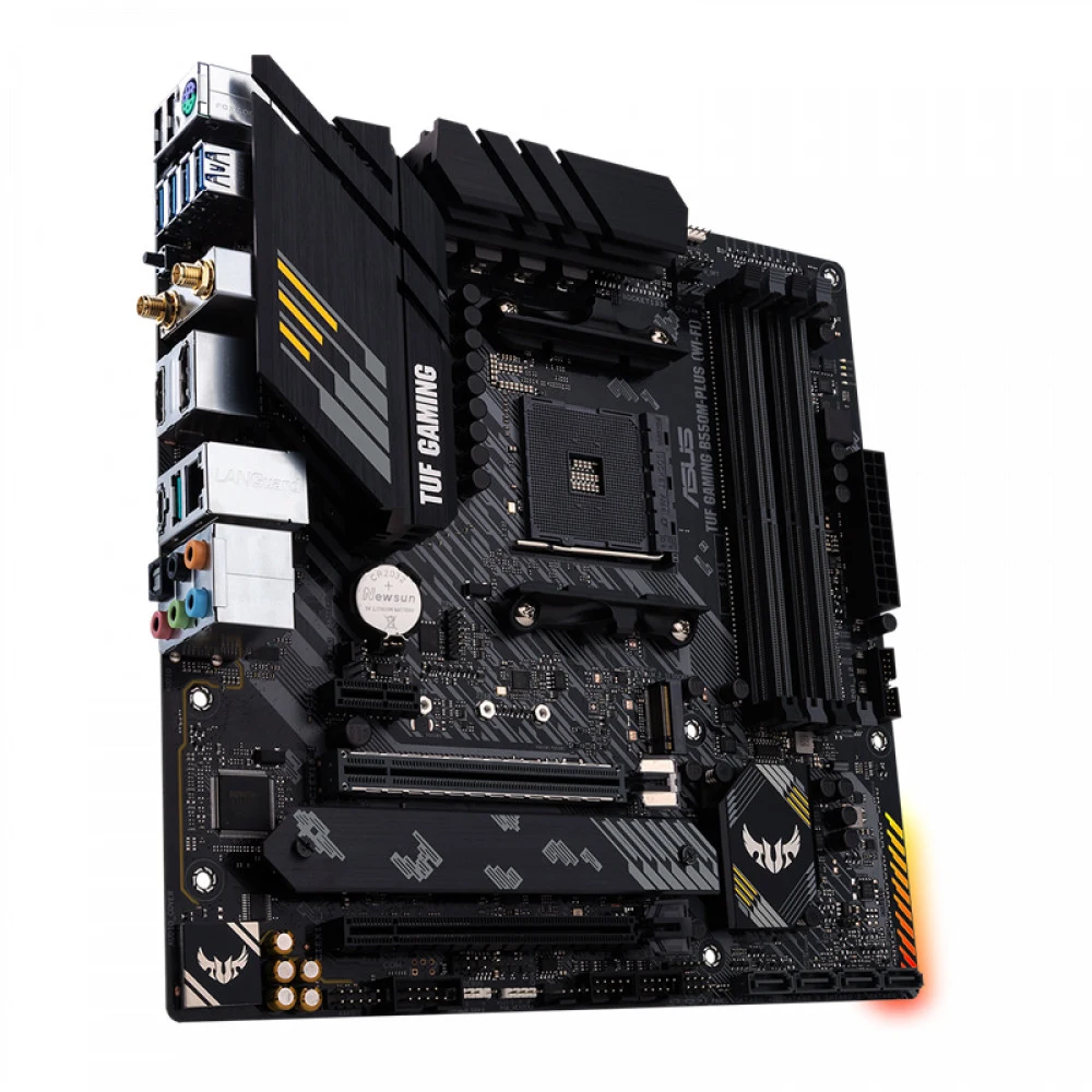 Материнская плата ASUS TUF GAMING B550-PLUS WIFI II AM4 ATX 4xDDR4 2xPCIEx16 3xPCIEx1 2xM.2 HDMI DP 2.5GLAN WIFI RTL (338413)