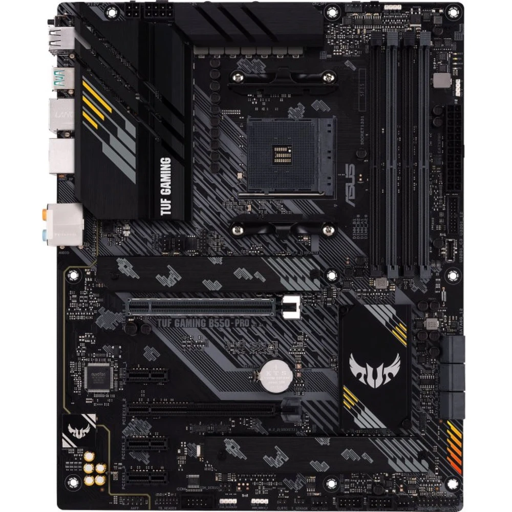 ASUS TUF GAMING B550-PRO, Socket AM4, B550, 4*DDR4, HDMI+DP, CrossFireX, SATA3 + RAID, Audio, 2,5Gb LAN, USB 3.2*8, USB 2.0*6, COM*1 header (w/o cable) ATX 90MB17R0-M0EAY0