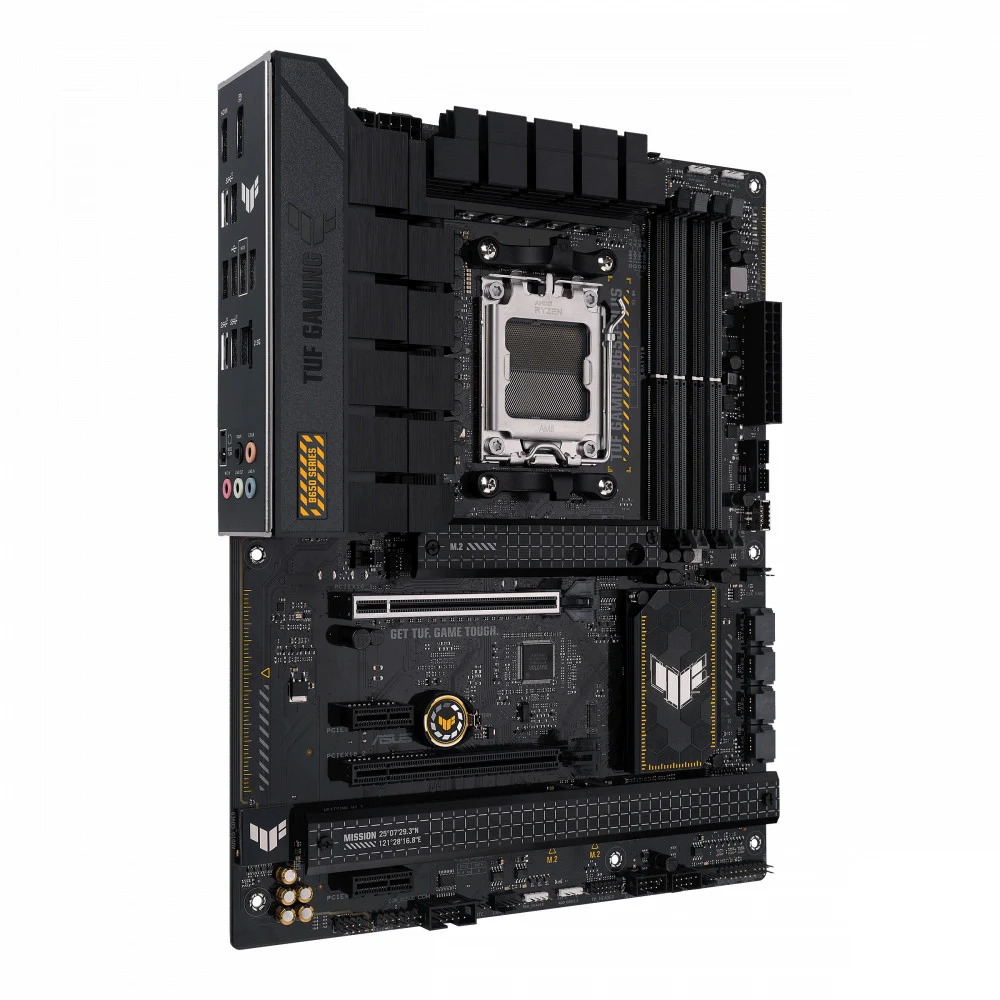 ASUS TUF GAMING B650-PLUS (Socket AM5, ATX, 4xDDR5(256GB), DP/HDMI 2.1, 2xPCIe 4.0x16/2xPCIe 4.0, 1xLAN (2.5GbE), 4xSATA 6Gb/s, 3xM.2, 1xType-C, 3xUSB 3.2, 4xUSB 2.0