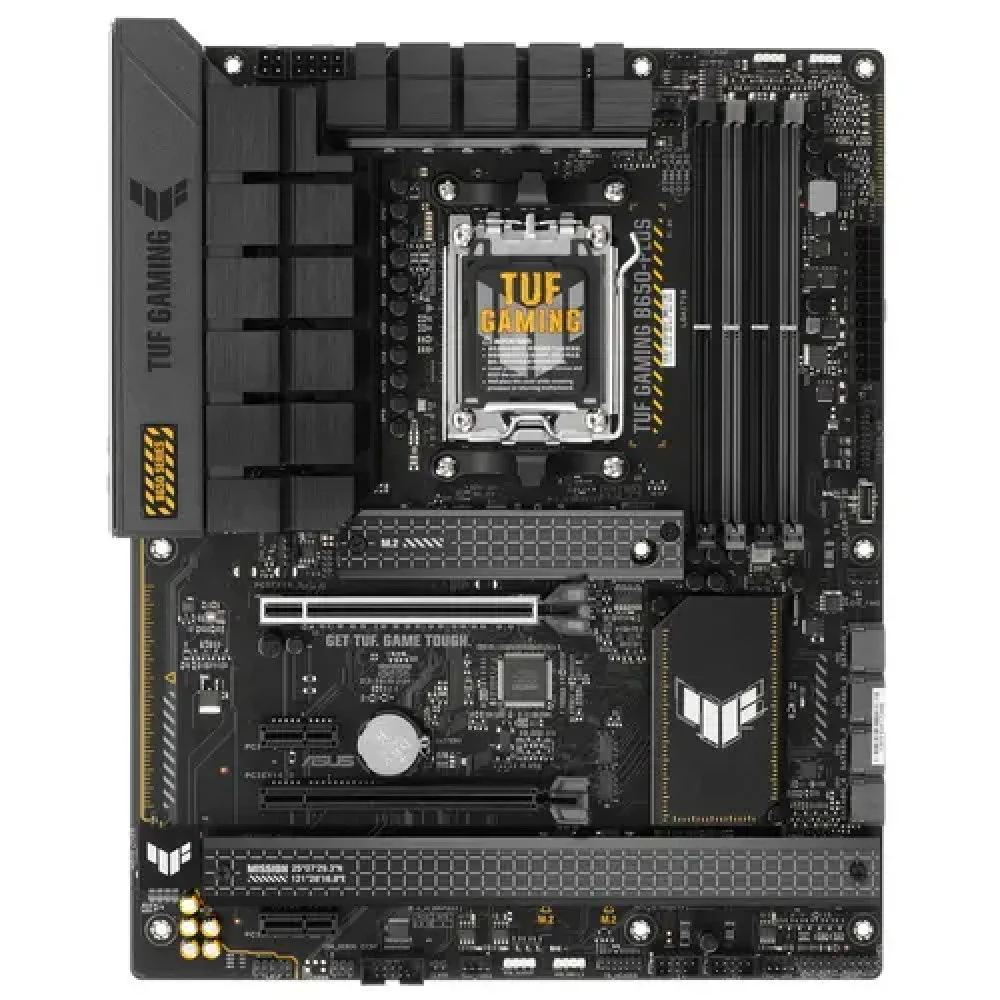 ASUS TUF GAMING B650-PLUS (Socket AM5, ATX, 4xDDR5(128GB), HDMI 2.1/DP, 2xPCIe 4.0x16/2xPCIe 4.0, 1xLAN (2.5GbE), 4xSATA 6Gb/s, 3xM.2, 1xUSB-C, 3xUSB 3.2, 4xUSB 2.0