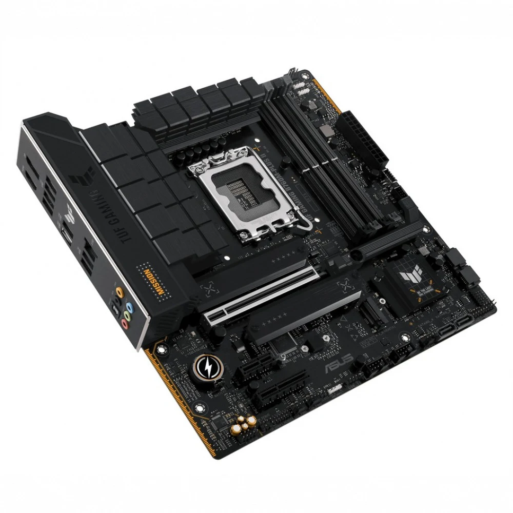 ASUS TUF GAMING B760M-PLUS II (Socket 1700, mATX, 4xDDR5(192GB), DP/HDMI, 1xPCIe 5.0x16/1xPCIe 4.0x4, 1xPCIe 3.0, 1xLAN (2.5GbE), 4xSATA 6Gb/s, 3xM.2, 1xType-C, 3xUSB 3.2, 4xUSB)