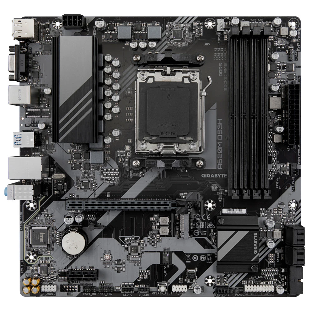 Материнская плата AMD A620 SAM5 MATX A620M DS3H 1.1 GIGABYTE