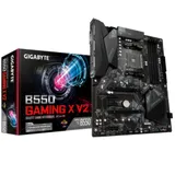 B550 GAMING X V2, Socket AM4, AMD B550, 4xDDR4-3200, DVI-D+HDMI, 2xPCI-Ex16, 3xPCI-Ex1, 4xSATA3(RAID 0/1/10), 2xM.2, 8 Ch Audio, 1xGLan, (2+4)xUSB2.0, (4+2)xUSB3.2, 1xPS/2, ATX, RTL {8} (810702)