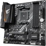B550M AORUS ELITE, Socket AM4, AMD B550, 4xDDR4-3200, DVI-D+HDMI, 2xPCI-Ex16, 1xPCI-Ex1, 4xSATA3(RAID 0/1/10), 2xM.2, 8 Ch Audio, GLan, (4+2)xUSB2.0, (4+2)xUSB3.2, 1xPS/2, mATX, RTL {10} (809546)