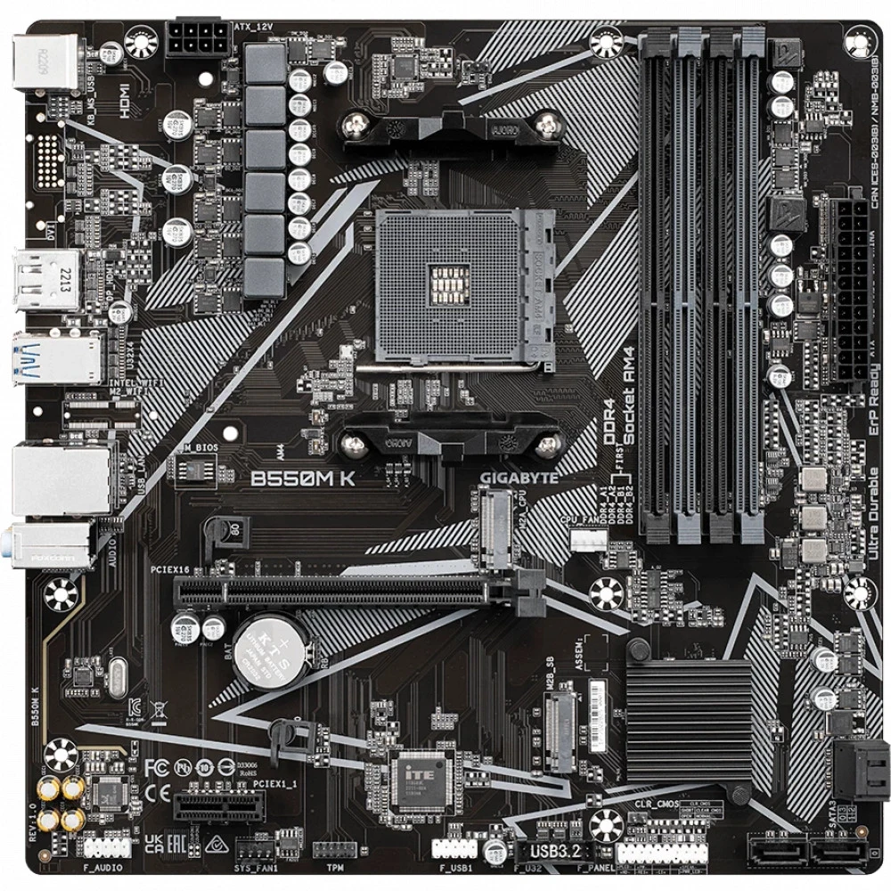 Материнская плата GigaByte B550M K DDR4