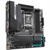 B650M AORUS ELITE AX, Socket AM5, AMD B650, 4xDDR5-5200, HDMI+DP, 2xPCI-Ex16, 4xSATA3(RAID 0/1/10), 2xM.2, 8 Ch Audio, 2.5GLan, WiFi, (4+4)xUSB2.0, (7+2)xUSB3.2, (1+1)xUSB3.2 Type-C, mATX, RTL