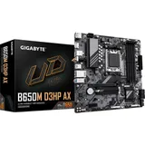 Материнская плата, Gigabyte, B650M D3HP AX (4719331859510), AM5, B650, 4xDDR5 4800/5200/7600(OC), 4xSATA3, 2xM.2 (PCIe 4.0 x4/x2), RAID, 1xHDMI, 2хDP, 1xPCI-Ex16, 1xPCI-Ex1, WiFi, mATX