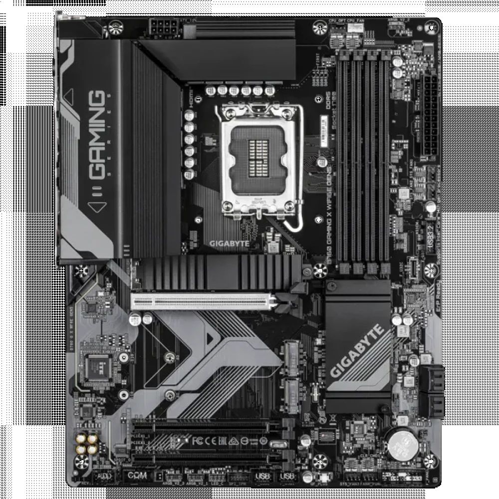 Материнская плата, Gigabyte, B760 GAMING X WIFI6E GEN5 (4719331871673), LGA1700, iB760, 4xDDR5 4000/4800/7600(OC), 4xSATA3, Raid, 3xM.2 (PCI-E 4.0x4/x2), 1хDP, 1xHDMI, 3xPCI-Ex16, WiFi, ATX