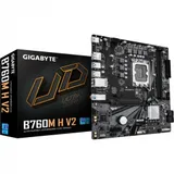 Материнская плата, Gigabyte, B760M H V2 (4719331878054), LGA1700, iB760, 2xDDR5 4000/4800/8000(OC), 4xSATA3, 1xM.2 (PCI-E 4.0x4/x2), Raid, 1хDP, 1xHDMI, 1xPCI-Ex16, 1xPCI-Ex1, mATX