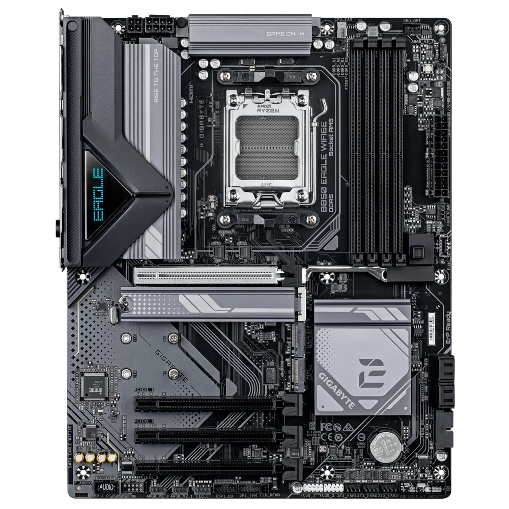 Сист.плата Gigabyte B850 EAGLE WIFI6E, AM5, 4xDDR5, PCI-E5 x16, 3xM.2, SATA6, HDMI, DPx2, Wi-Fi6E, LAN1GbE, BOX