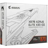 Материнская плата, Gigabyte, X870 AORUS ELITE X3D ICE (4719331876678), AM5, X870, 4xDDR5 4800/5200/8800(OC), 2xSATA3, 4xM.2 (2*PCIe 4.0 x4/x2, 2*PCIe 5.0 x4/x2), Raid, 1xHDMI, 2xUSB4 Type-C®, 2xPCI-