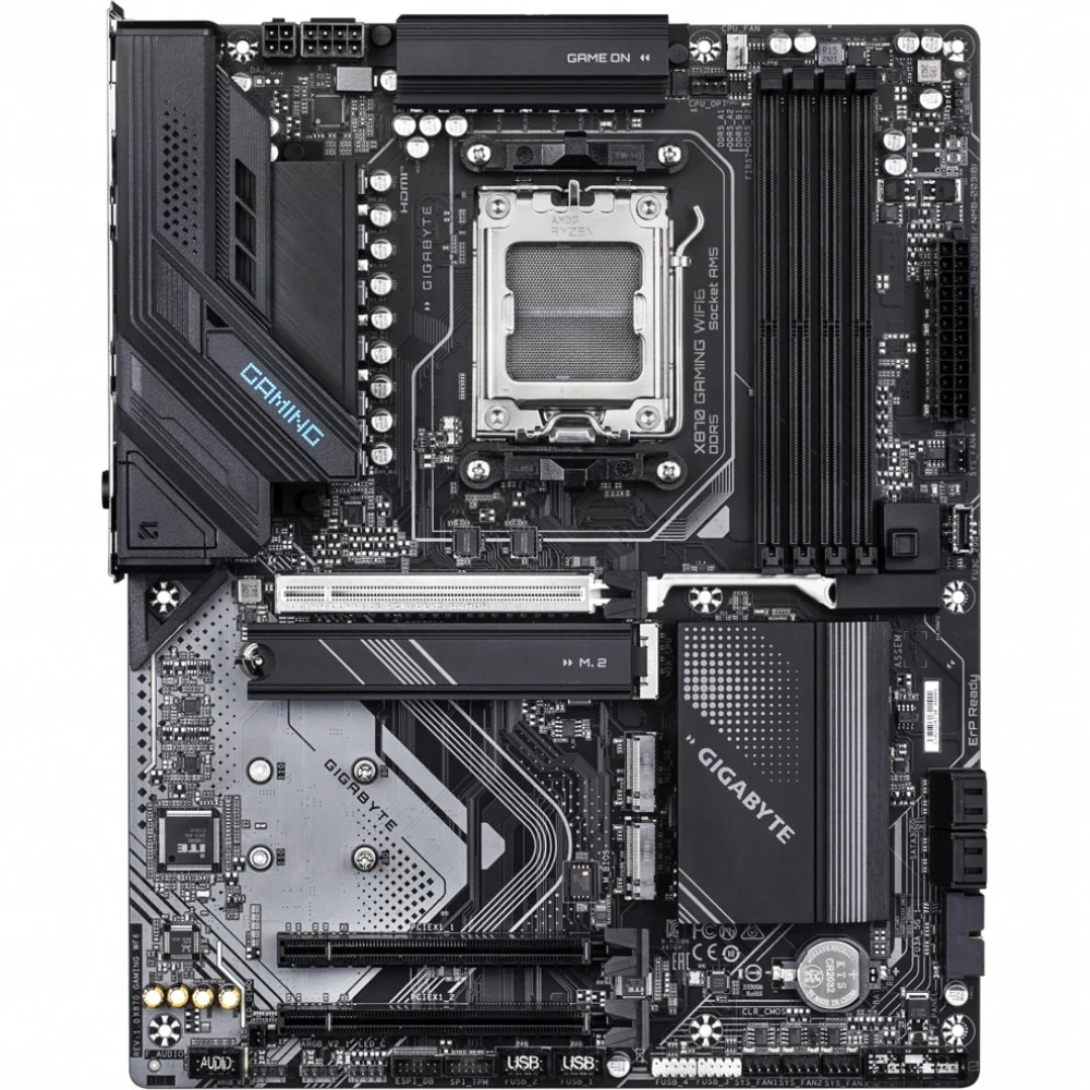 Материнская плата/ X870 GAMING WIFI6, Socket AM5, AMD X870, 4xDDR5-5200, HDMI, 3xPCI-Ex16, 4xSATA3(RAID 0/1/10), 3xM.2, 8 Ch Audio, 1x2,5GLan, WIFI, (4+4)xUSB2.0, (4+2)xUSB3.2, (2+1)xUSB Type-C™, AT