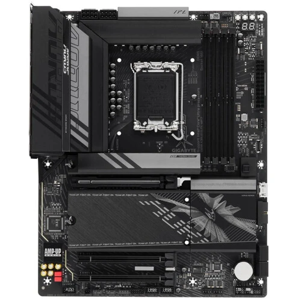 Материнская плата/ Z890 AORUS ELITE WIFI7, Socket 1851, Intel®Z890, 4xDDR5-6400, DP, 3xPCI-Ex16, 4xSATA3(RAID 0/1/5/10), 4xM.2, 8Ch Audio, 1x2.5GbLan, WiFi, (4+4)xUSB2.0, (5+2)xUSB3.2, (1+1)xUSB Typ
