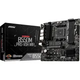 Материнская плата MSI B550M PRO-VDH WIFI Soc-AM4 AMD B550 4xDDR4 mATX AC`97 8ch(7.1) GbLAN RAID+HDMI+DP