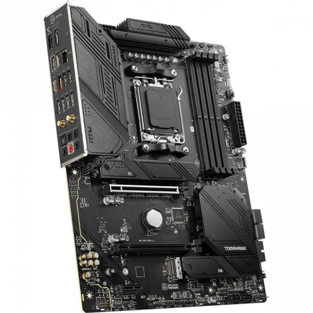Материнская плата/ MB MSI AMD B650 sAM5, 4xDDR5(256GB), HDMI 2.1/DP, 2xPCIe 4.0x16, 1xPCIe 3.0, 1xLAN (2.5GbE), Wi-Fi, BT, 6xSATA 6Gb/s, 3xM.2, 1xUSB-C, 7xUSB 3.2, 2xUSB 2.0, ATX