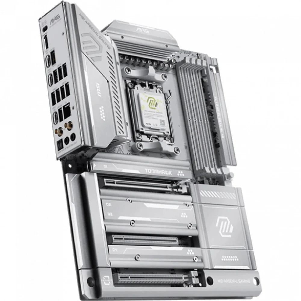 Материнская плата MSI MAG X870E TOMAHAWK MAX WIFI PZ X870E, AM5, 4*DDR5, 3*PCIEx16, 4*M.2, 2*TypeC, 2*USB3.2Gen2, 7*USB3.2Gen1, 8*USB2.0, 4*SATA3.0, 5G, 2*Type-C(DP), HDMI, ATX, RTL