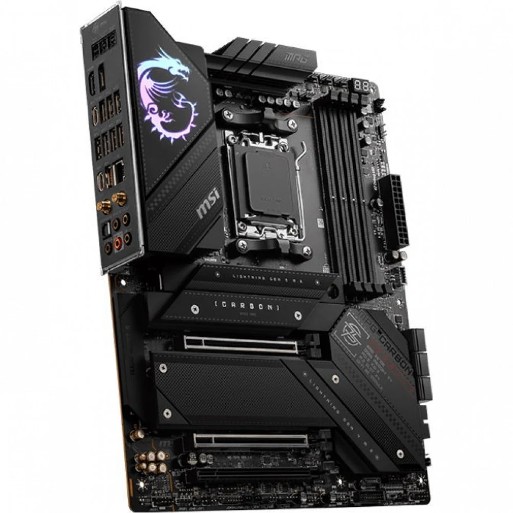 Материнская плата/ MB MSI AMD X670 sAM5, 4xDDR5(256GB), HDMI 2.1/DP/DP (Type-C), 2xPCIe 5.0x16, 1xPCIe 4.0x16, 1xLAN (2.5GbE), Wi-Fi, BT, 6xSATA 6Gb/s, 4xM.2, 1xUSB-C, 6xUSB 3.2, 2xUSB 2.0, ATX