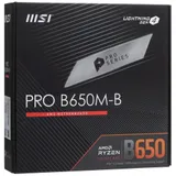Материнская плата MSI PRO B650M-B AM5 4xDDR5 4xSATA3 RAID M.2 HDMI VGA mATX