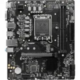 Матплата MSI PRO B760M-E, iB760,S1700,mATX,2DDR-5,PCI-Ex16/1x1,4SATA,1xM.2,HDMI,VGA,12USB