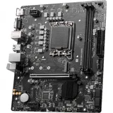 Материнская плата MSI PRO H610M-E DDR4 Socket 1700, Intel H610, 2xDDR4, PCI-E 4.0, PCIe 3.0 x1 VGA, HDMI, mATX