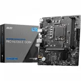 Материнская плата MSI PRO H610M-E DDR4 Socket 1700, Intel H610, 2xDDR4, PCI-E 4.0, PCIe 3.0 x1 VGA, HDMI, mATX