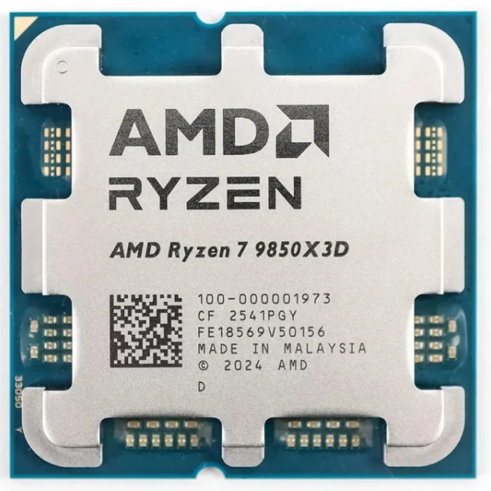 Центральный Процессор AMD RYZEN 9 9850X3D OEM (Granite Ridge, 4nm, C8/T16, Base 4,7GHz, Turbo 5,6GHz, GPU Radeon Graphics, L3 96Mb, TDP 120W, SAM5)