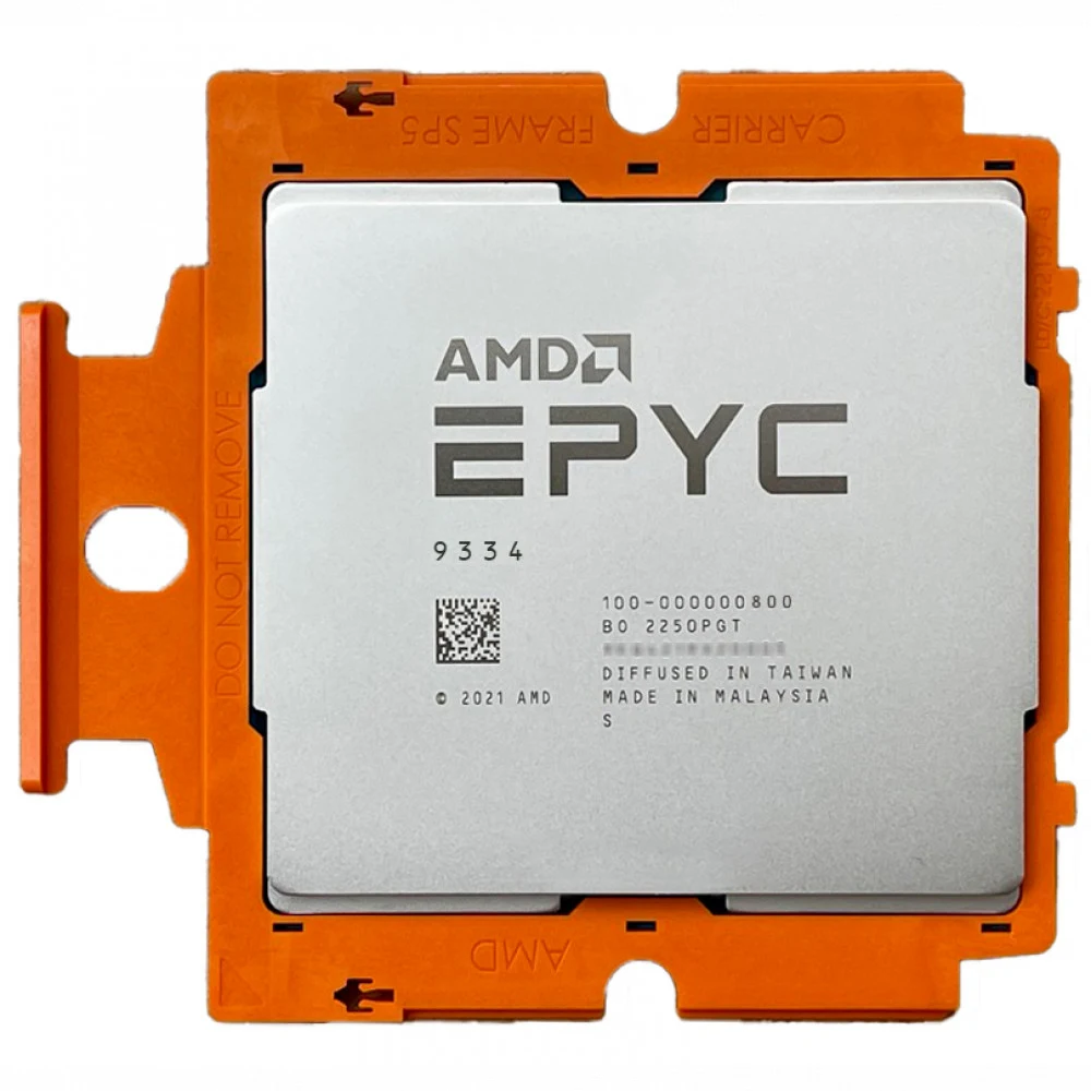 Центральный Процессор AMD EPYC 9334 32 Cores, 64 Threads, 2.7/3.9GHz, 128MB, DDR5-4800, 2S, 200/240W OEM