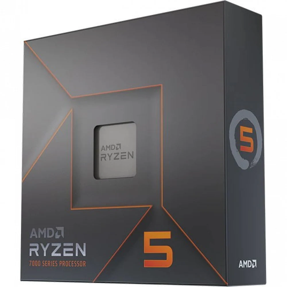 Центральный Процессор AMD RYZEN 5 7600 BOX (Raphael, 5nm, C6/T12, Base 3,8GHz, Turbo 5,1GHz, RDNA 2 Graphics, L3 32Mb, TDP 65W, SAM5)