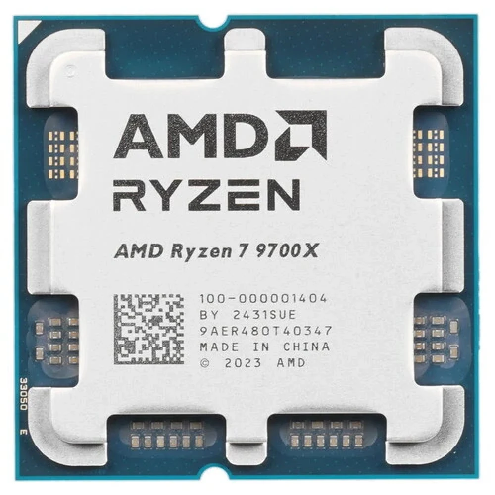 Центральный Процессор AMD RYZEN 7 9700X OEM (Granite Ridge AM5, 4nm, C8/T16, Base 3,80GHz, Turbo 5,50GHz, GPU Radeon Graphics, L3 32Mb, TDP 65W, SAM5)