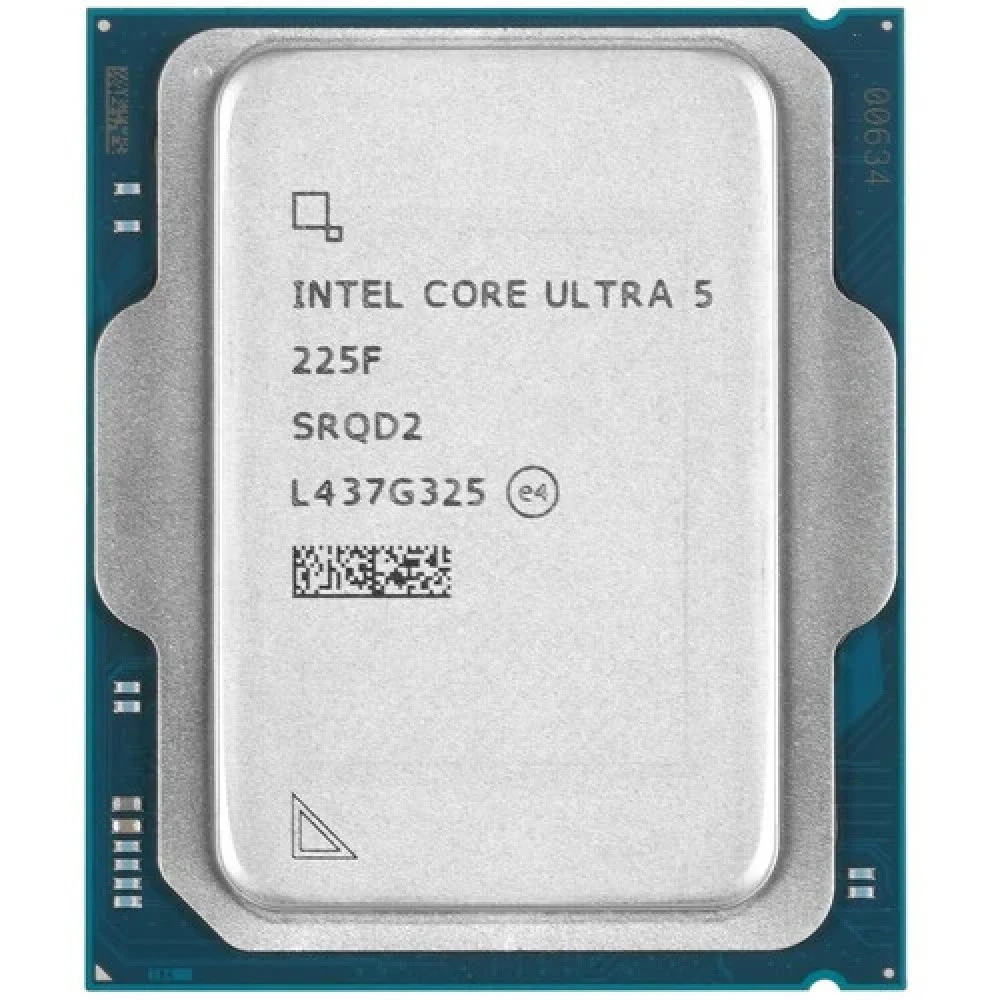 Процессор, Intel, Core Ultra 5 225F LGA1851, оем, 20M, 2.70/3.30 GHz, 10(4+6)/10 Core Arrow Lake, 65 (121) Вт, без встроенного видео