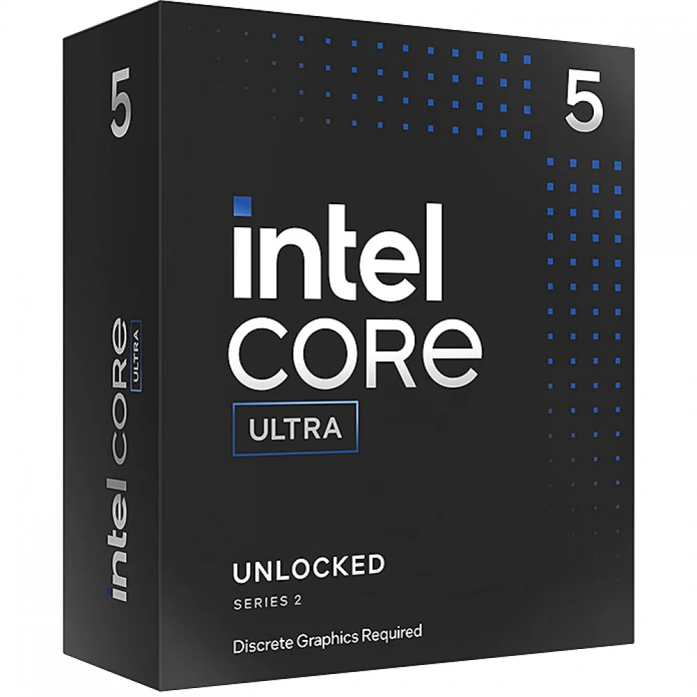 Центральный Процессор Intel Core Ultra 5 245KF BOX (Arrow Lake, C14(8EC/6PC)/T14, 3,6/5,2GHz, Without Graphics, L2 26Mb, Cache 24Mb, TDP 125/159W, S1851)