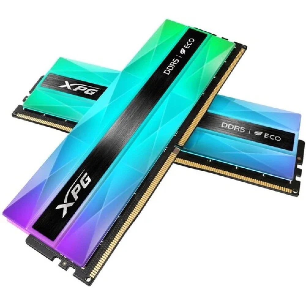 Оперативная память ADATA LANCER NEON RGB DDR5 DIMM 32GB 6000MHz 2*16GB 30-40-40 1.35V SILVER GRAY