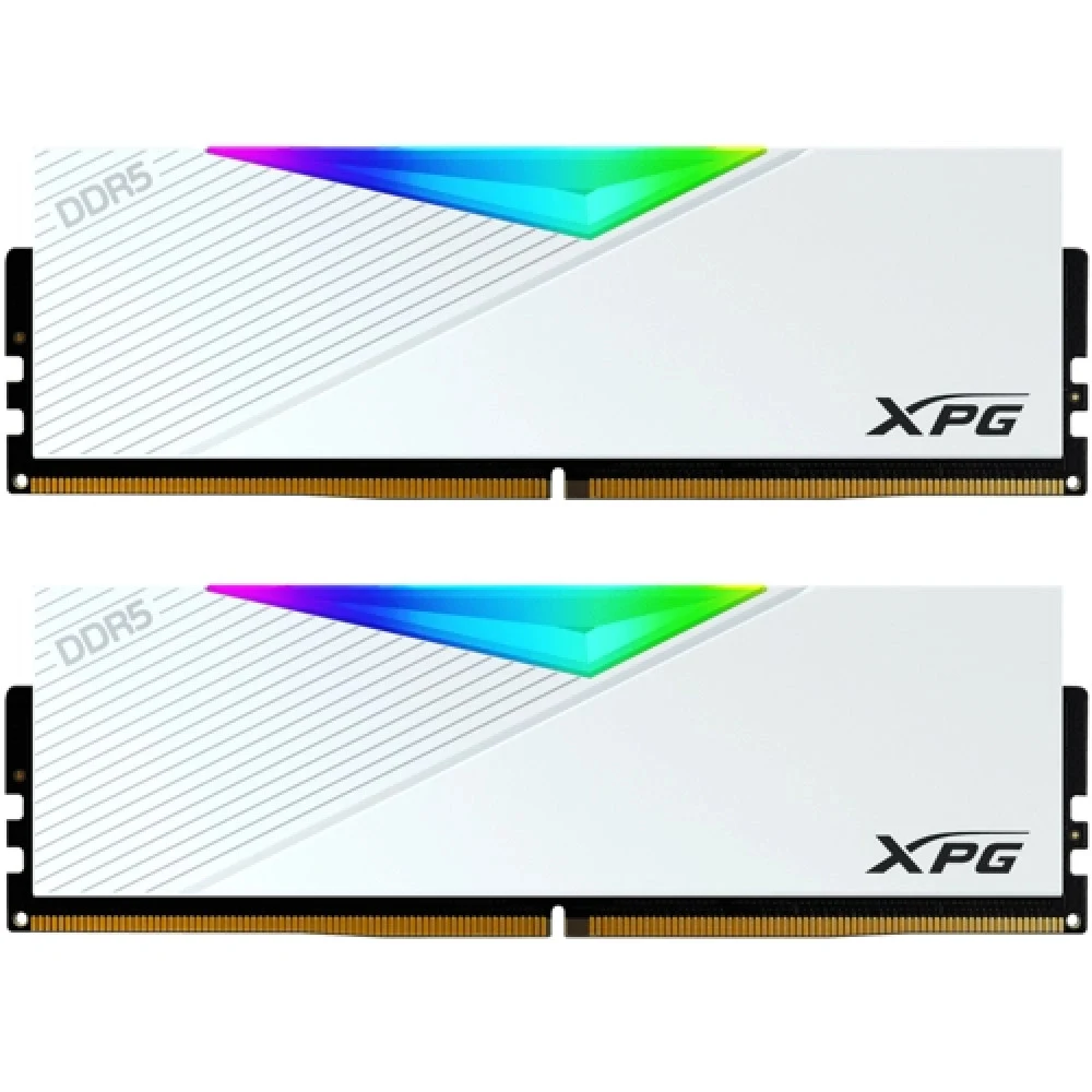 Память DDR5 2x32GB 6000MHz A-Data AX5U6000C3032G-DCLARWH XPG Lancer RGB RTL Gaming PC5-48000 CL30 DIMM 288-pin 1.35В kit dual rank с радиатором Ret