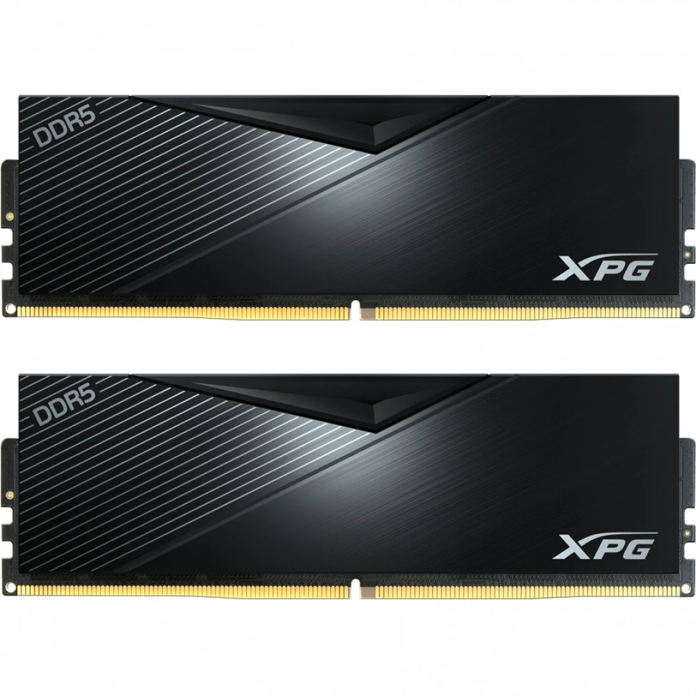Память DDR5 2x32GB 6400MHz A-Data AX5U6400C3232G-DCLABK XPG Lancer RTL Gaming PC5-51200 CL32 DIMM 288-pin 1.4В kit dual rank с радиатором Ret
