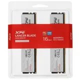 Модуль памяти ADATA XPG Lancer Blade DDR5 Общий объём памяти 32Гб Module capacity 16Гб Количество 2 6000 МГц Радиатор Множитель частоты шины 30 1.35 В белый AX5U6000C3016G-DTLABWH