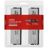 Модуль памяти ADATA XPG Lancer Blade Gaming DDR5 Общий объём памяти 32Гб Module capacity 16Гб Количество 2 6000 МГц Радиатор Множитель частоты шины 30 1.35 В RGB белый AX5U6000C3016G-DTLABRWH
