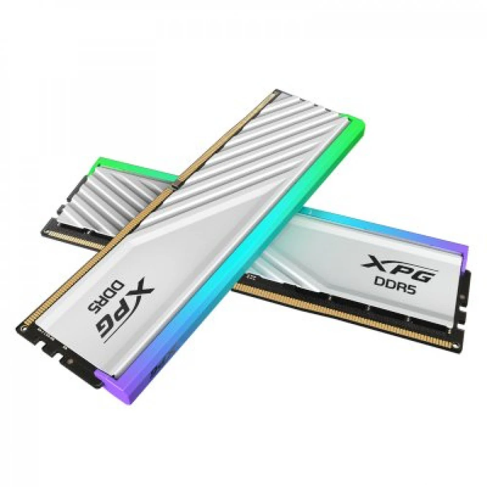 Модуль памяти ADATA 32GB DDR5 RGB 6000 (PC5 48000) DIMM XPG Lancer Blade RGB white kit 2*16, 1.35V, CL34