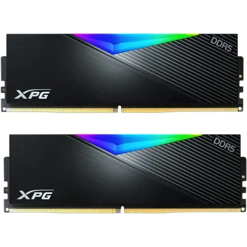 Память DDR5 2x16GB 7200MHz A-Data AX5U7200C3416G-DCLARBK XPG Lancer RGB RTL Gaming PC5-57600 CL34 DIMM 288-pin 1.4В kit dual rank с радиатором Ret