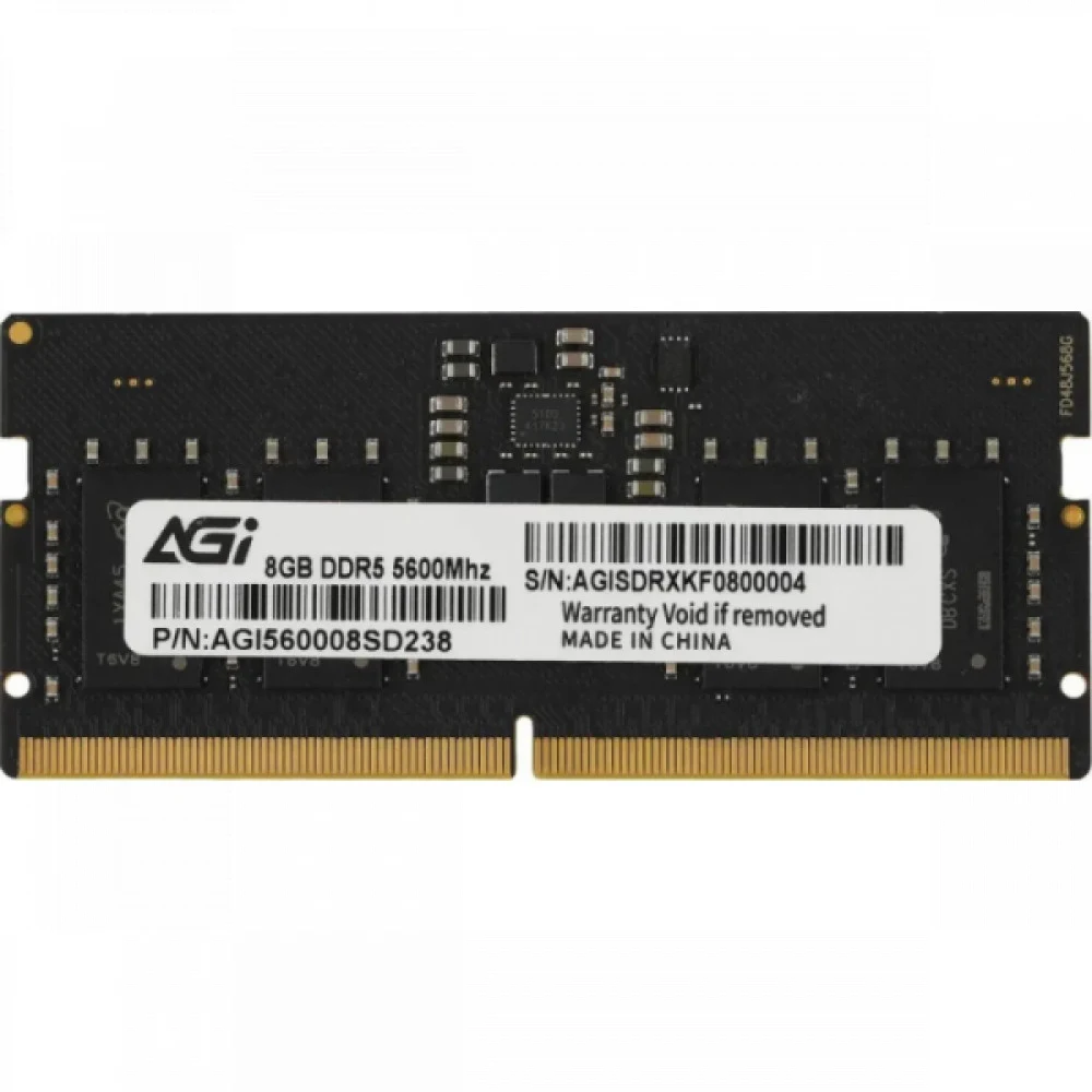 SO-DIMM DDR5 8GB 5600MHz PC5‑44800 CL46 1.1V AGI AGI560008SD238-ST