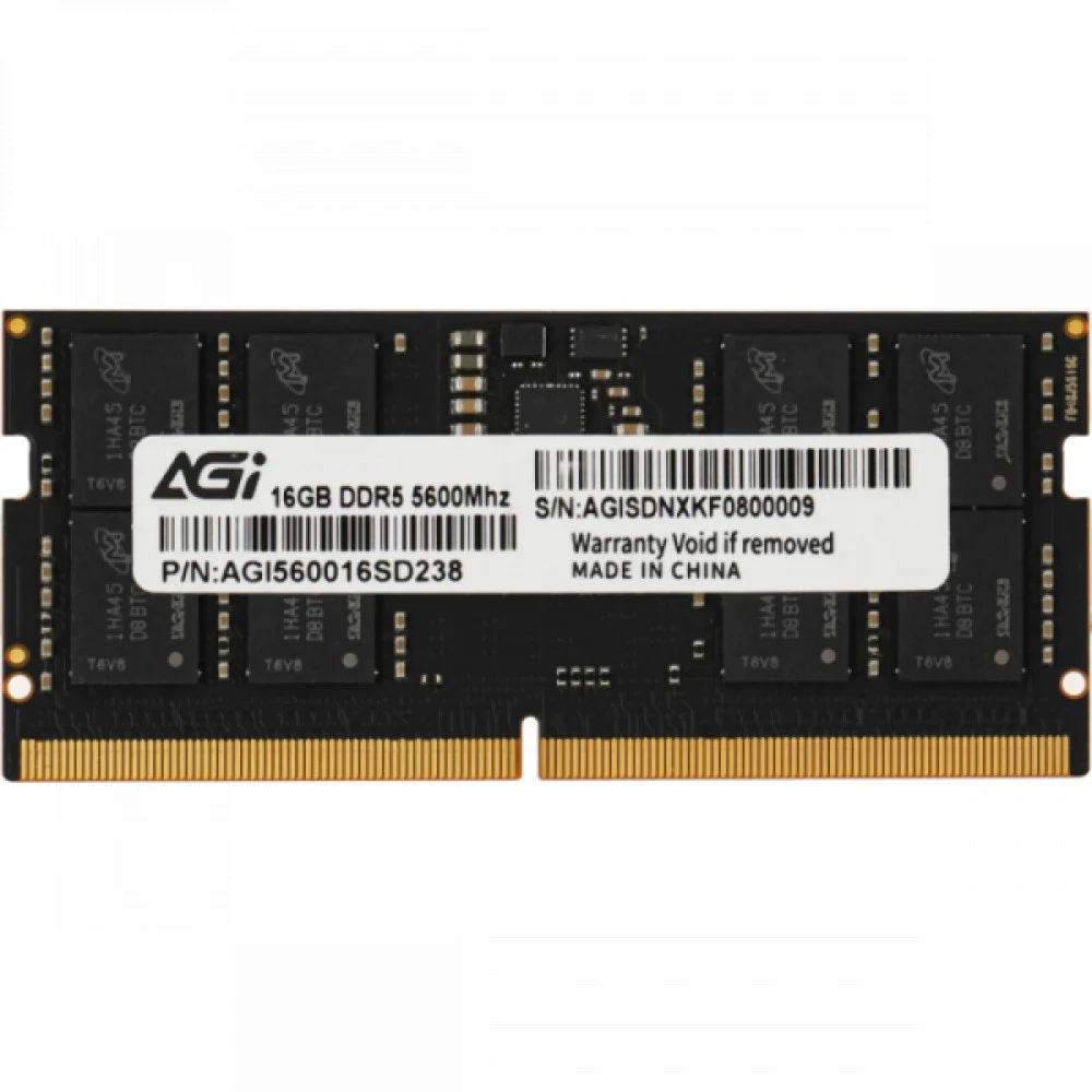 SO-DIMM DDR5 16GB 5600MHz PC5‑44800 CL40 1.1V AGI AGI560016SD238-ST