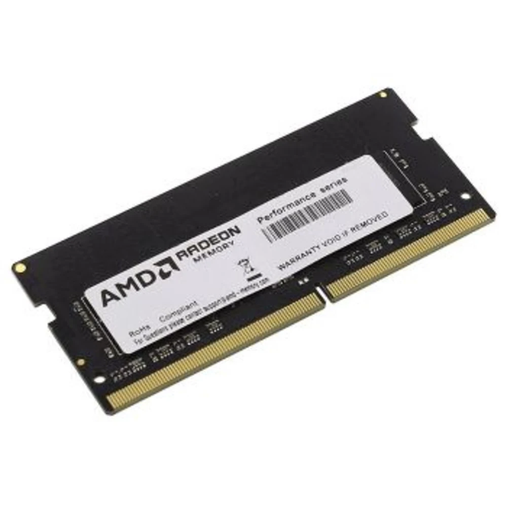 16GB AMD Radeon™ DDR4 2400 SO DIMM R7 Performance Series Black R7416G2400S2S-UO Non-ECC, CL17, 1.2V, Bulk (181418) {50}