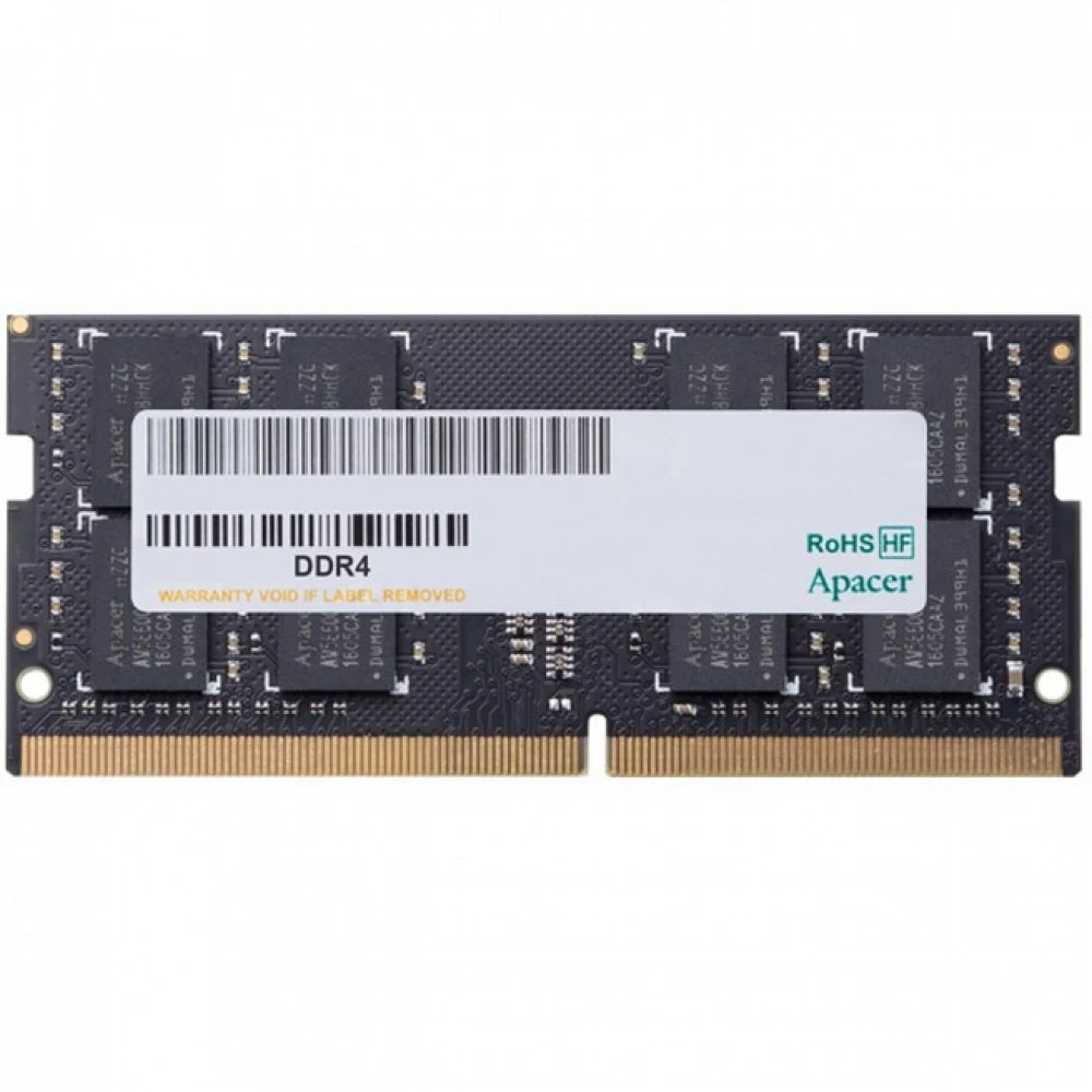 Модуль памяти Apacer ES.32G21.PSI 32GB DDR4 3200 SO DIMM Non-ECC, CL22, 1.2V, 2048x8, RTL (908544)