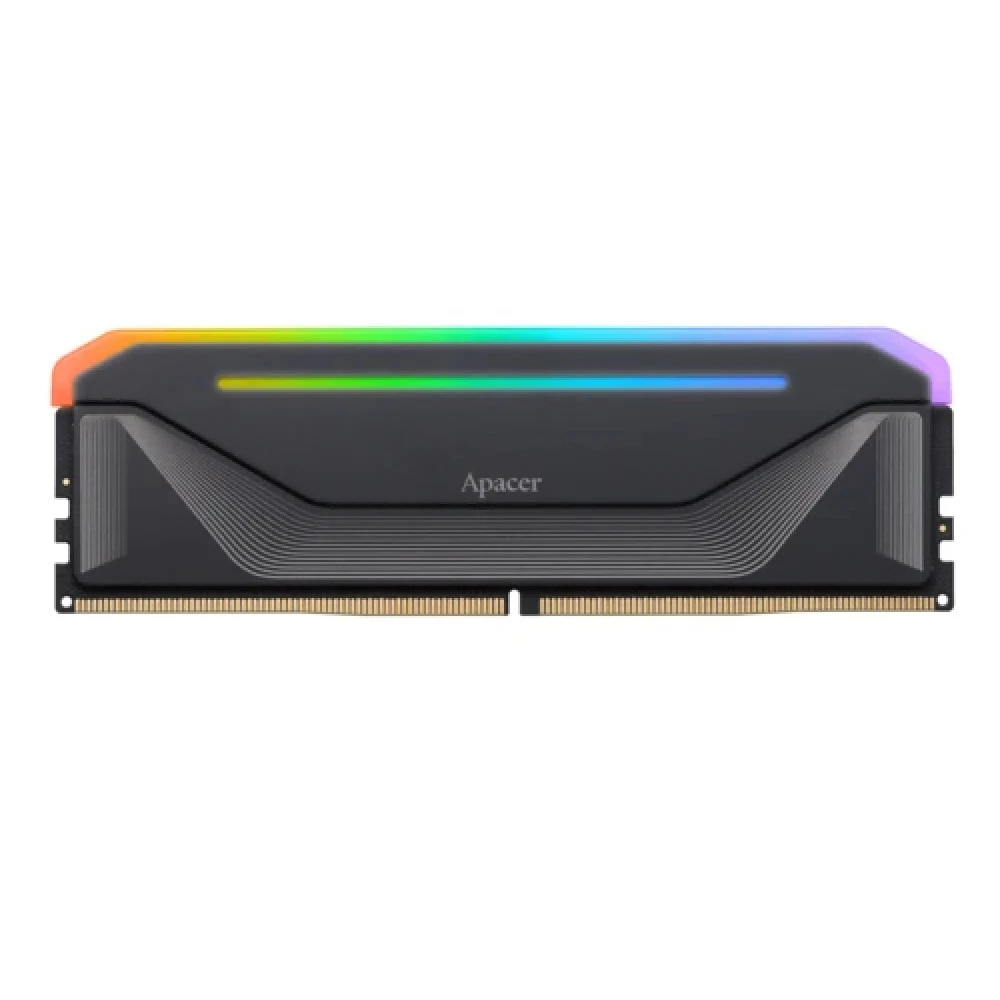 Оперативная память Apacer DDR5 32GB 6000MHz DIMM NOX RGB Black Gaming Memory CL38 1.35V Kit (2x16GB) (Retail) 2048*8 Heat Sink (Retail) 3 years (AH5U32G60C622NBAA-2)