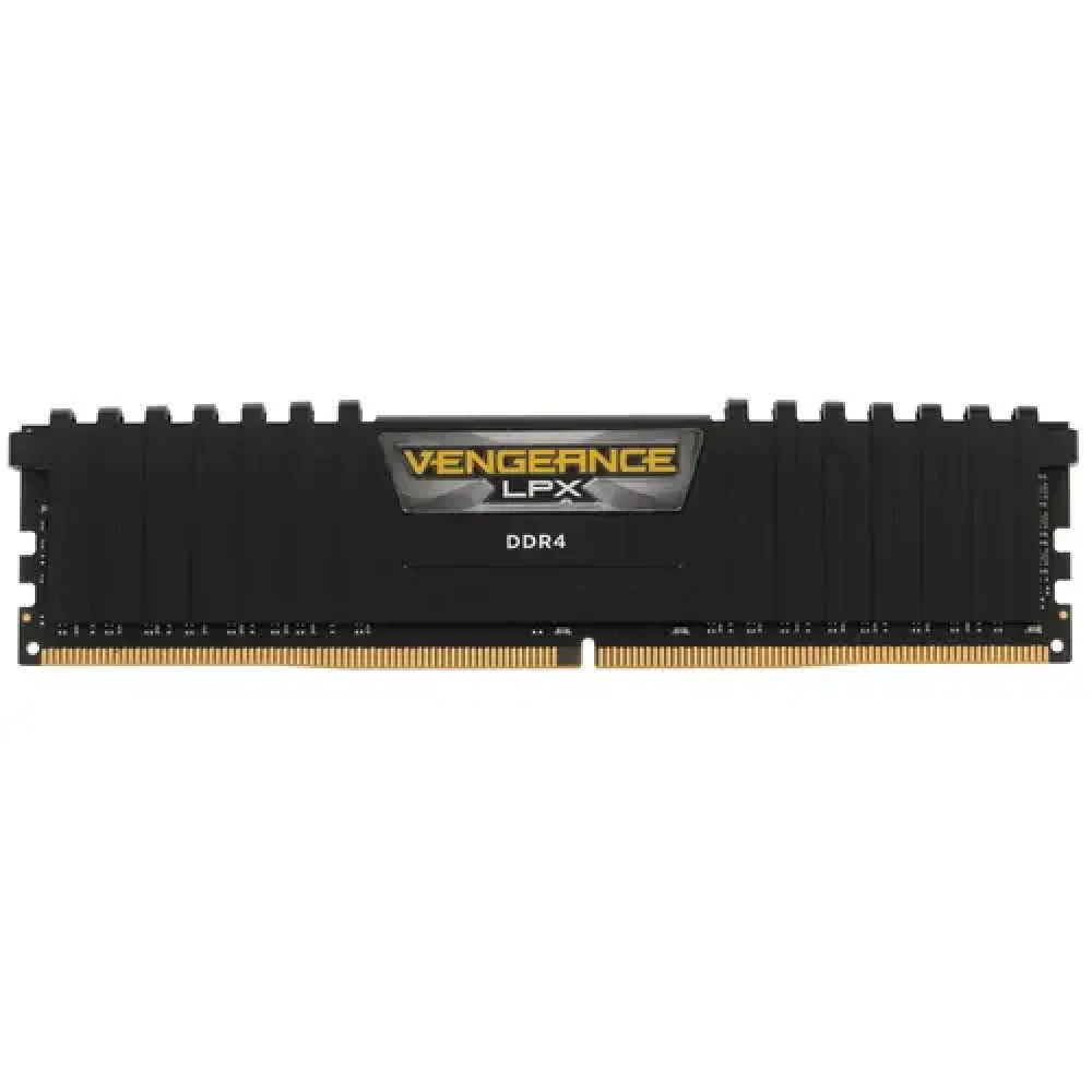 CORSAIR DDR4, 3200MHz 16GB 1x16GB Dimm, Unbuffered, Dual Rank, 16-20-20-38, XMP 2.0, Vengeance LPX black Heatspreader, Black PCB, 1.35V