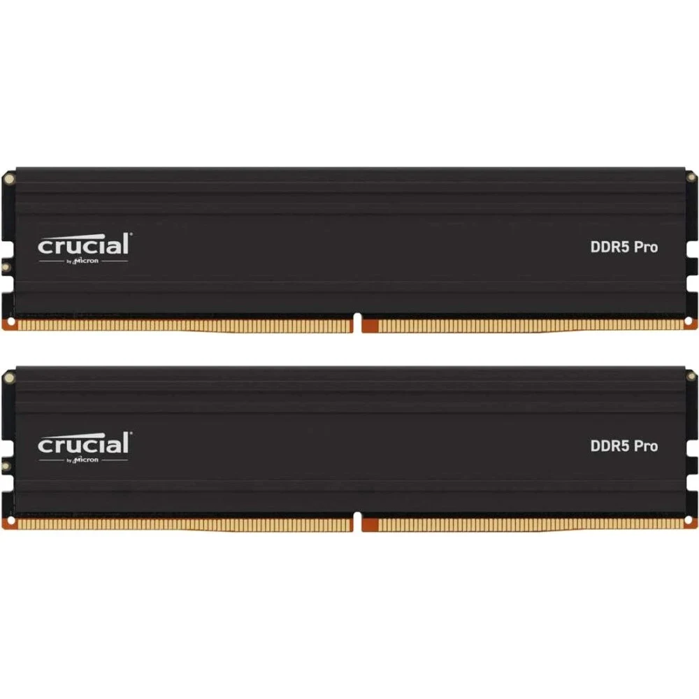 Набор модулей памяти Crucial PRO DIMM DDR5, 32Gb (16x2), 5600Mts, CL46, 1.1v, with Heatsink, CP2K16G56C46U5
