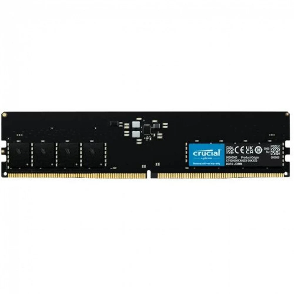 Модуль памяти Crucial 16GB DDR5 5600 DIMM Classic Non-ECC, CL46, 1.1V, Tray