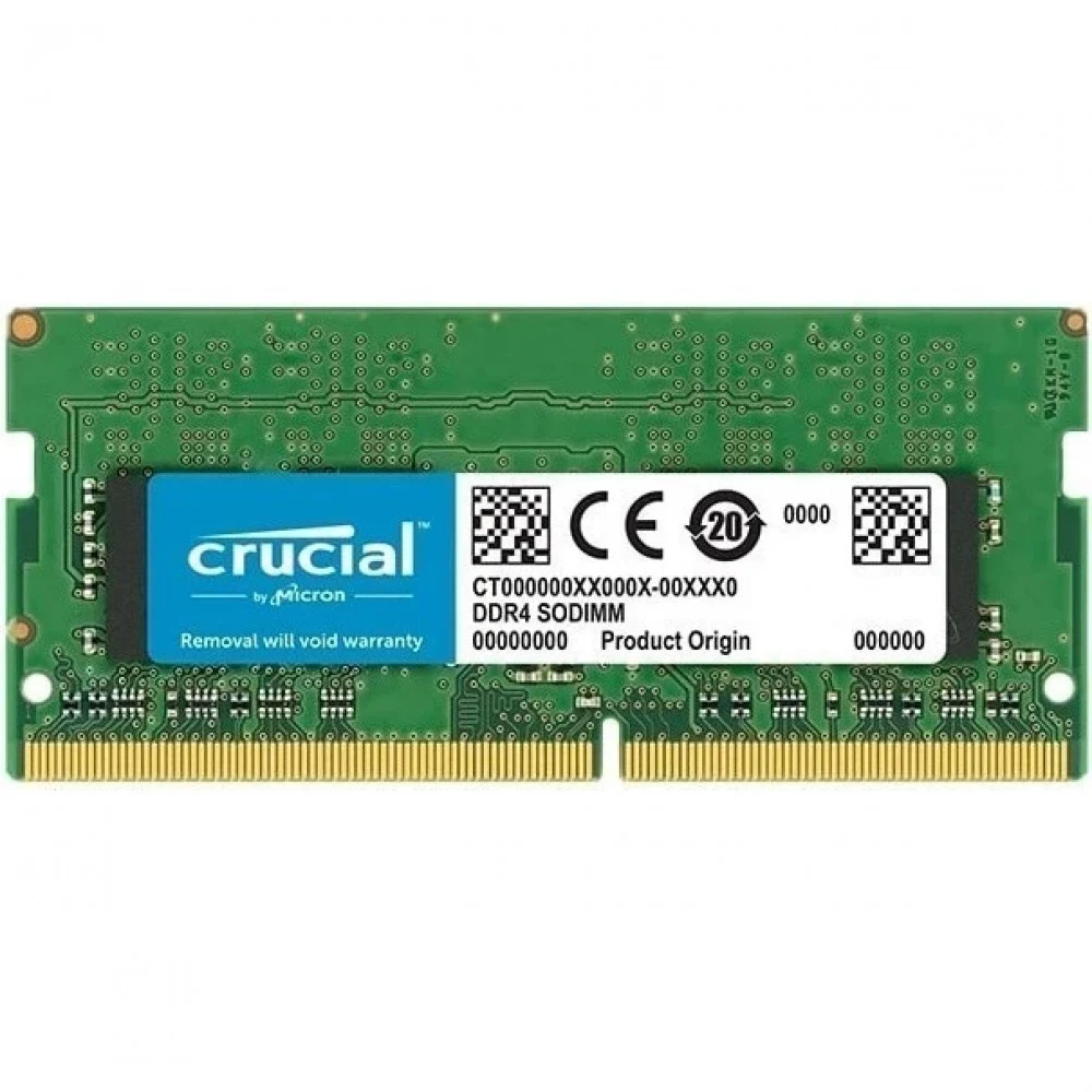 Модуль памяти 16GB Crucial DDR4 3200 SO DIMM Basics Laptop Memory Non-ECC, CL22, 1.2V, SRx8, RTL